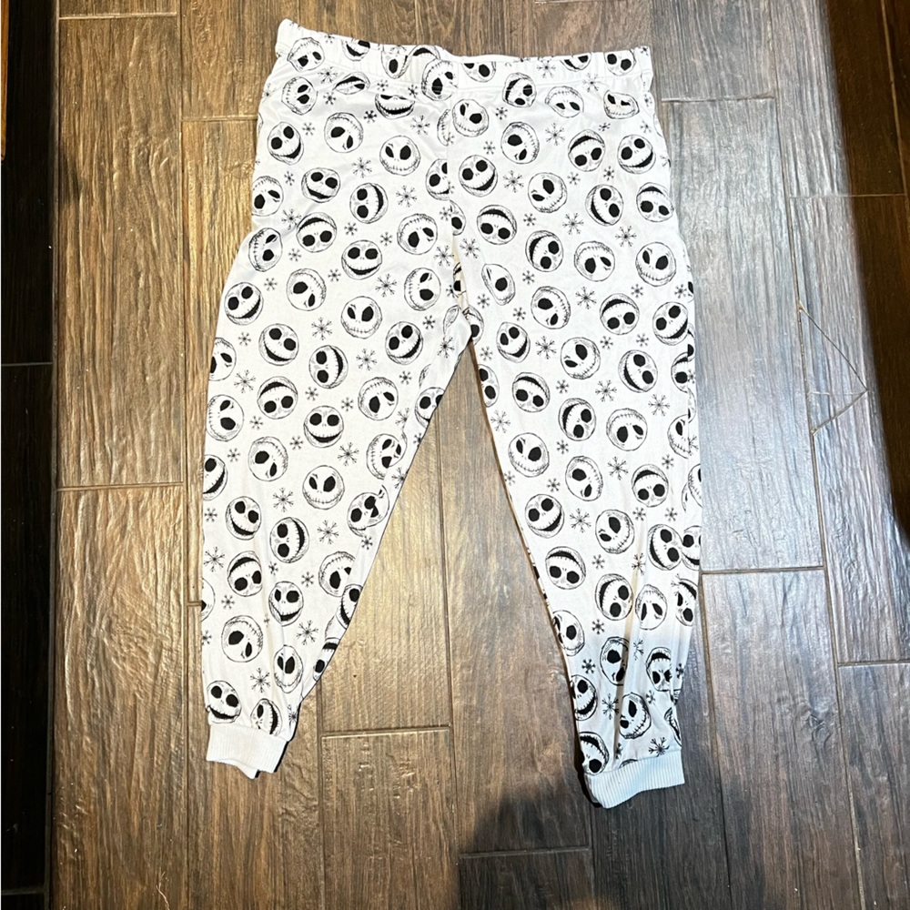 Women’s Disney - Jack Skeleton pajama Bottoms black and grey XL